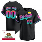Custom Los Angeles Dodgers 2024 Los Angeles City Style Vapor Premier Limited Jersey ¨C Black BFRAILEY
