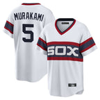 Chicago White Sox #5 Munetaka Murakami Player White BFRAILEY T-shirt Home Game Stitched Jerseys