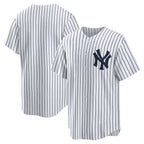 New York Yankees White BFRAILEY Home Replica Team Jersey