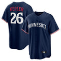 Minnesota Twins #26 Max Kepler Player Navy BFRAILEYReplica Alternate Home Stitched Jerseys