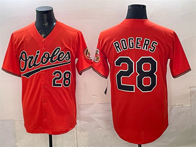 Baltimore Orioles #28 Trevor Rogers Orange BFRAILEY 2025 Limited Stitched Jersey