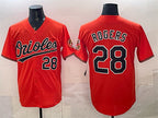 Baltimore Orioles #28 Trevor Rogers Orange BFRAILEY 2025 Limited Stitched Jersey