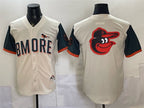 Baltimore Orioles Team Big Logo Natural BFRAILEY 2026 City Connect Stadium Stitched Jersey 2