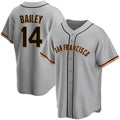 San Francisco Giants #14 Patrick Bailey Gray BFRAILEY Cool Base Stitched Jersey