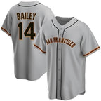 San Francisco Giants #14 Patrick Bailey Gray BFRAILEY Cool Base Stitched Jersey