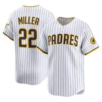 San Diego Padres #22 Mason Miller White BFRAILEY Home Limited Player Jersey