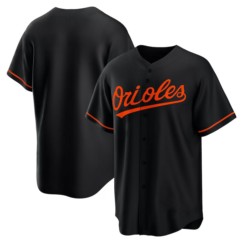 Baltimore Orioles Black BFRAILEY Alternate Replica Team Jersey