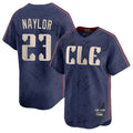 Cleveland Guardians #23 Bo Naylor Player Navy BFRAILEY City Connect Limited Home Stitched Jerseys