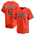 Baltimore Orioles #6 Ryan Mountcastle Player Orange BFRAILEY Limited Home Game Stitched Jerseys