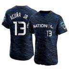 Atlanta Braves #13 Ronald Acuna Jr Player Royal BFRAILEY National League All-Star Limited Elite Home Game Stitched Jerseys