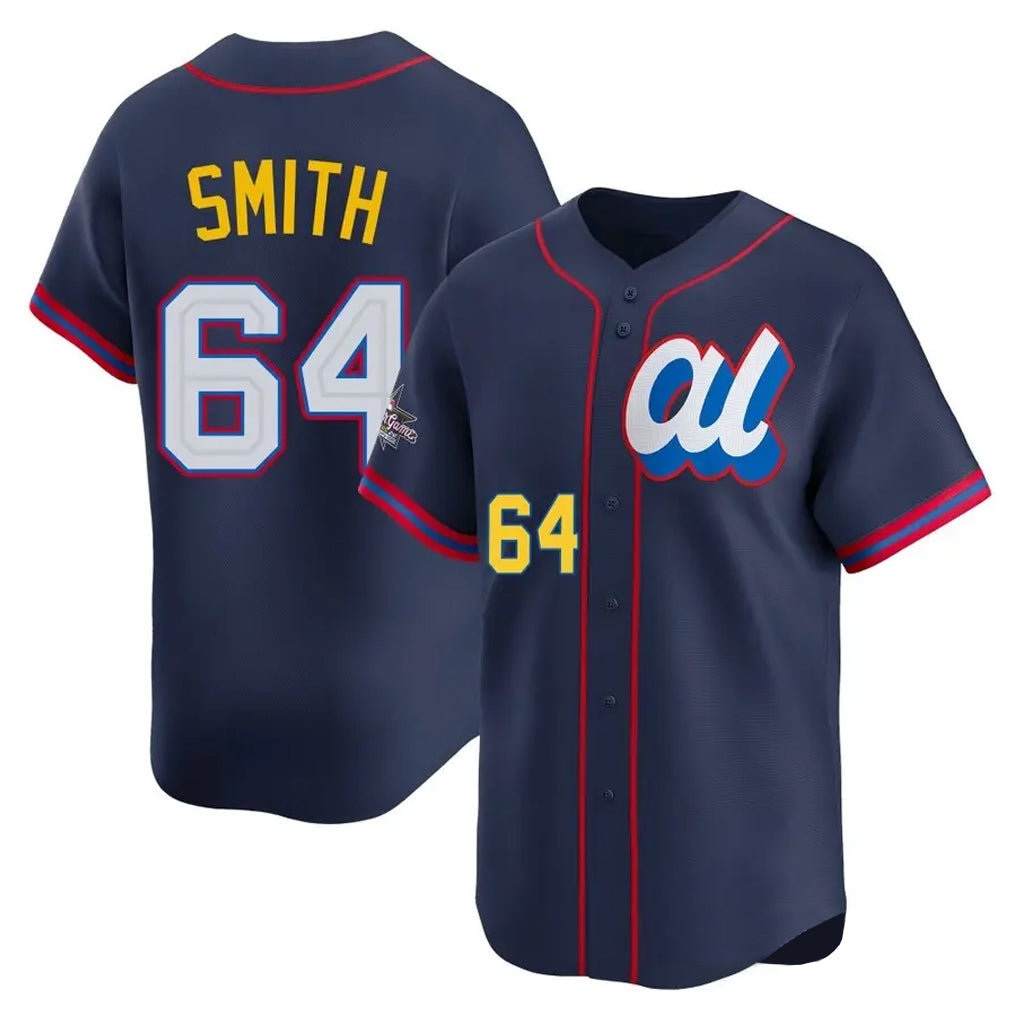 Chicago White Sox #64 Shane Smith Player Navy BFRAILEY Limited American League All-Star Edition Stitched Jerseys