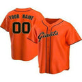 Custom San Francisco Giants Orange BFRAILEY Cool Base Jersey
