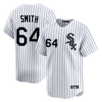 Chicago White Sox #64 Shane Smith Player White BFRAILEY Stripe Limited Home Stitched Jerseys