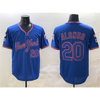New York Mets #20 Pete Alonso Royal BFRAILEY 2025 Spring Training Stitched Jersey