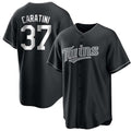 Minnesota Twins #37 Victor Caratini Player Black BFRAILEYHome Game Stitched Jerseys