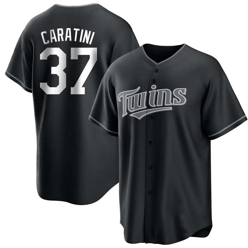 Minnesota Twins #37 Victor Caratini Player Black BFRAILEYHome Game Stitched Jerseys