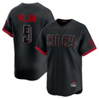Cincinnati Reds #9 Matt McLain Player Black BFRAILEY City Connect Home Limited Stitched Jerseys