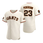 San Francisco Giants #23 Joc Pederson Cream BFRAILEY Flex Base Stitched Jersey