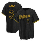 Baltimore Orioles #3 Taylor Ward Player Black BFRAILEY Snake Skin City Home Game Stitched Jerseys