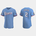 Texas Rangers #2 Marcus Semien Light Blue BFRAILEY Flex Base Stitched Jersey