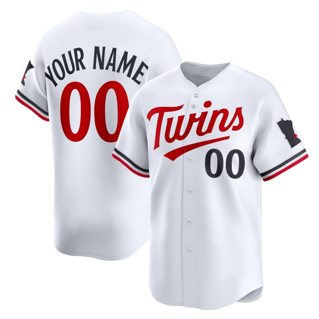 Custom Minnesota Twins White BFRAILEY Home Limited Jersey