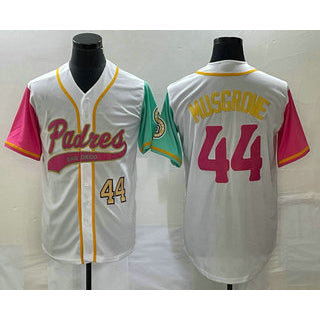 San Diego Padres #44 Joe Musgrove Number White BFRAILEY NEW 2023 City Connect Cool Base Stitched Jersey