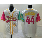 San Diego Padres #44 Joe Musgrove Number White BFRAILEY NEW 2023 City Connect Cool Base Stitched Jersey