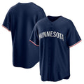 Minnesota Twins Navy BFRAILEY Alternate Replica Team Logo Jersey