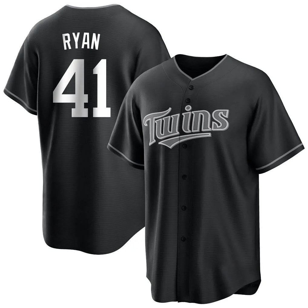 Minnesota Twins #41 Joe Ryan Player Black BFRAILEYHome Game Stitched Jerseys