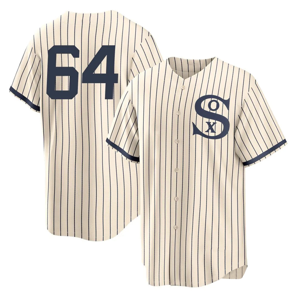 Chicago White Sox #64 Shane Smith Player Cream BFRAILEY Field of Dreams Home Game Stitched Jerseys