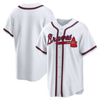 Atlanta Braves White BFRAILEY Home Replica Team Jersey