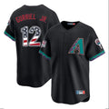 Arizona Diamondbacks #12 Lourdes Gurriel Jr Player Black BFRAILEY USA 250 Fourth of July Home Game Stitched Jerseys