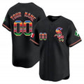 Custom Chicago White Sox Mexico Vapor Premier Limited Jersey V2- Black BFRAILEY