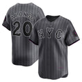 New York Mets #20 Pete Alonso Graphite BFRAILEY 2024 City Connect Limited Player Jersey