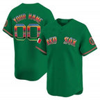 Custom Boston Red Sox Mexico Vapor Premier Limited Jersey ¨C Green BFRAILEY