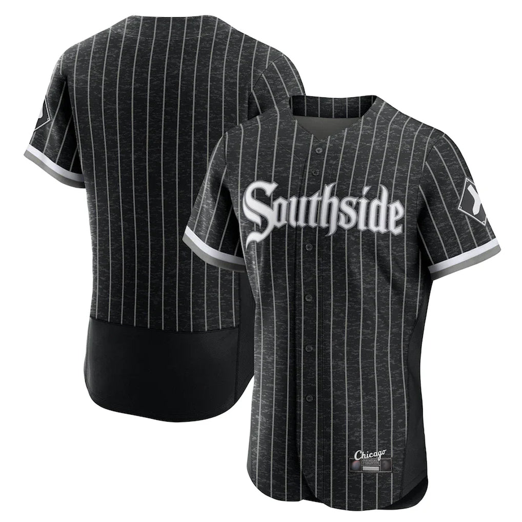 Chicago White Sox Blank Player Black BFRAILEY City Connect Limited Elite Home Stitched Jerseys