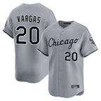 Chicago White Sox #20 Miguel Vargas Player Gray BFRAILEY Road Limited Home Stitched Jerseys