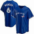 Toronto Blue Jays #6 Alek Manoah Blue BFRAILEY Stitched Cool Base Jersey