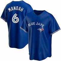 Toronto Blue Jays #6 Alek Manoah Blue BFRAILEY Stitched Cool Base Jersey