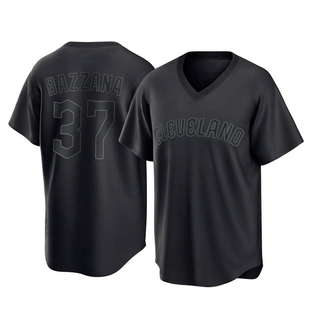 Cleveland Guardians #37 Travis Bazzana Player Black BFRAILEY T-shirt Home Game Stitched Jerseys