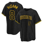 Arizona Diamondbacks #8 James McCann Player Black BFRAILEY Snake Skin City Home Game Stitched Jerseys