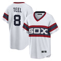 Chicago White Sox #8 Kyle Teel Player White BFRAILEY T-shirt Home Game Stitched Jerseys