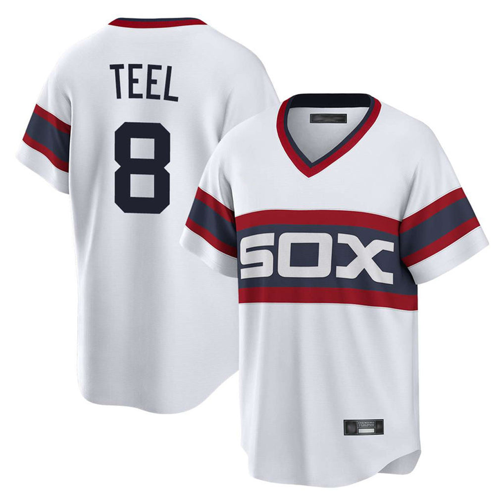 Chicago White Sox #8 Kyle Teel Player White BFRAILEY T-shirt Home Game Stitched Jerseys