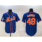 New York Mets #48 Jacob DeGrom Royal BFRAILEY 2025 Spring Training Cool Base Stitched Jersey