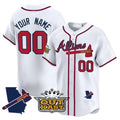 Custom Atlanta Braves Atliens Vapor Premier Limited Jersey V2 ¨C White BFRAILEY