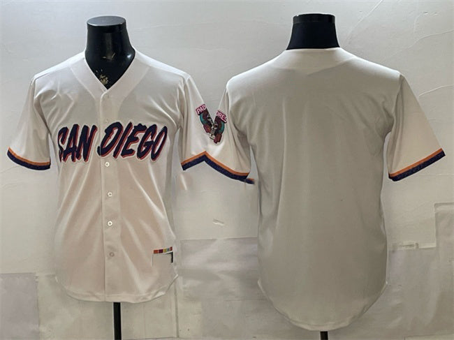 San Diego Padres Blank Cream BFRAILEY 2026 City Connect Stadium Stitched Jersey