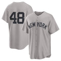 New York Yankees #48 Paul Goldschmidt Gray BFRAILEY Road Replica Jersey