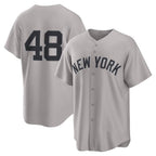 New York Yankees #48 Paul Goldschmidt Gray BFRAILEY Road Replica Jersey