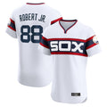 Chicago White Sox #88 Luis Robert Jr Player White BFRAILEY T-shirt Limited Elite Home Stitched Jerseys