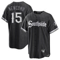 Chicago White Sox #15 Sean Newcomb Player Black BFRAILEY City Connect Home Game Stitched Jerseys